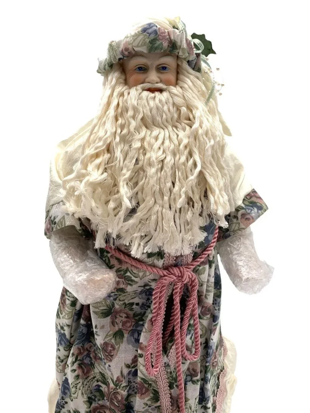 Tender Heart Treasures Old World Santa Claus Figurine Mauve Accessories 2004